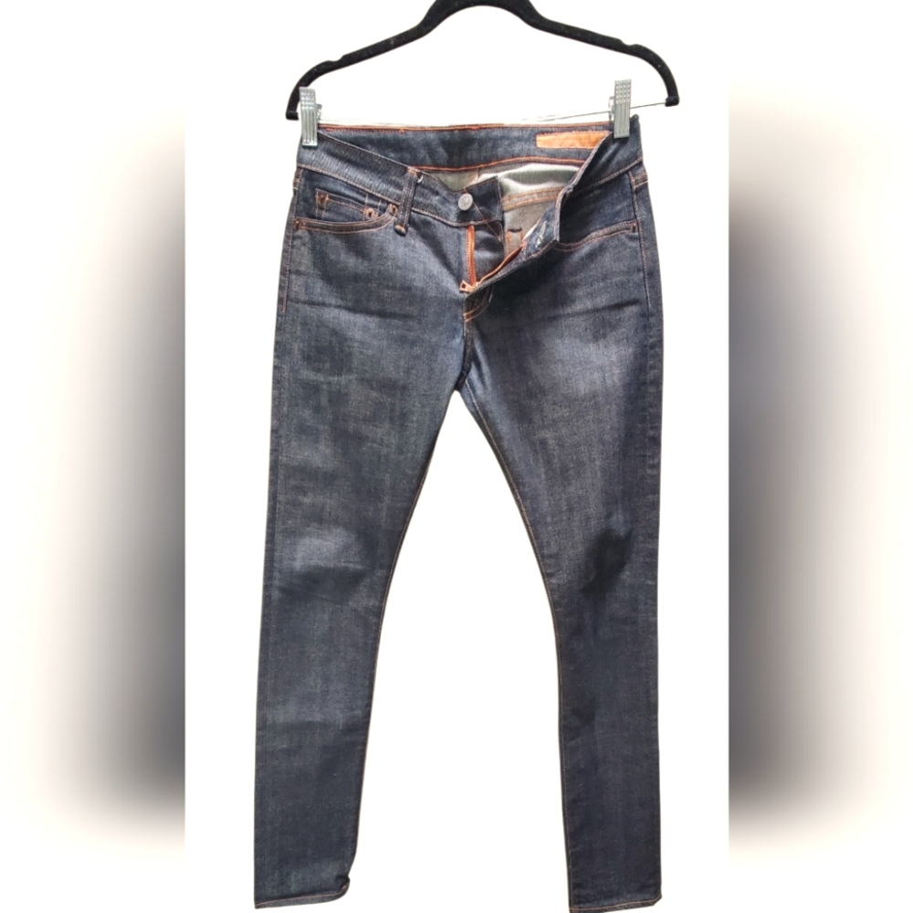 J.Crew Jean Shop Raw Selvedge Denim Skinny Fit 4/27